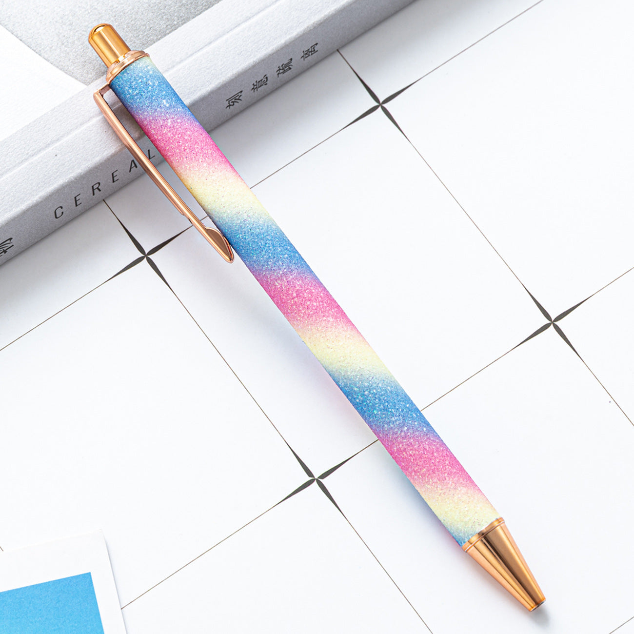 Whoelsale Pens Gold Powder Metal Pen Fashion Office Tools Teacher Gift